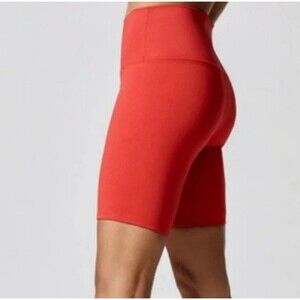 La Detresse High Waisted Strawberry Biker Shorts Size L‎ NWT